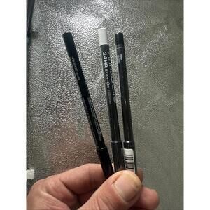 Pack of 3 Annabelle Waterproof Lipliner 0.04oz  Black White & Blackest Black